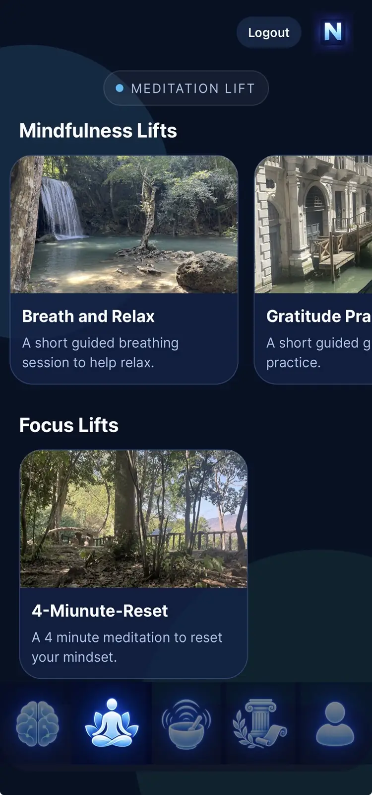 NeuroLifts guided meditation