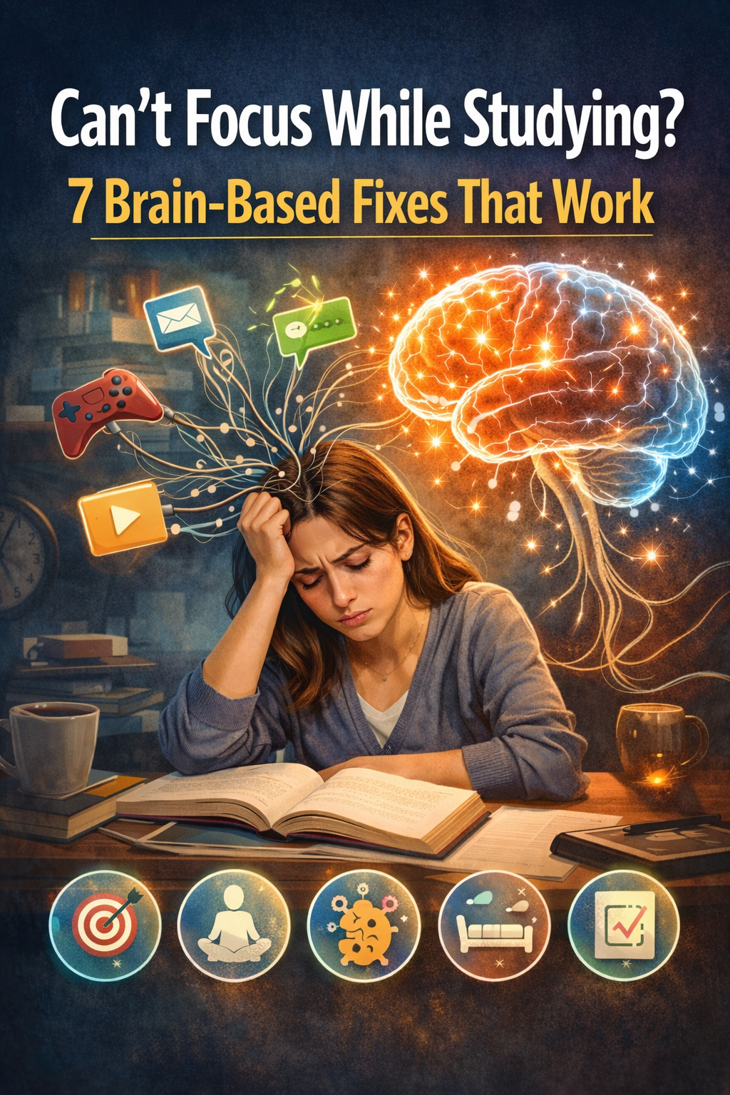 Can’t Focus While Studying? 7 Brain-Based Fixes That Work